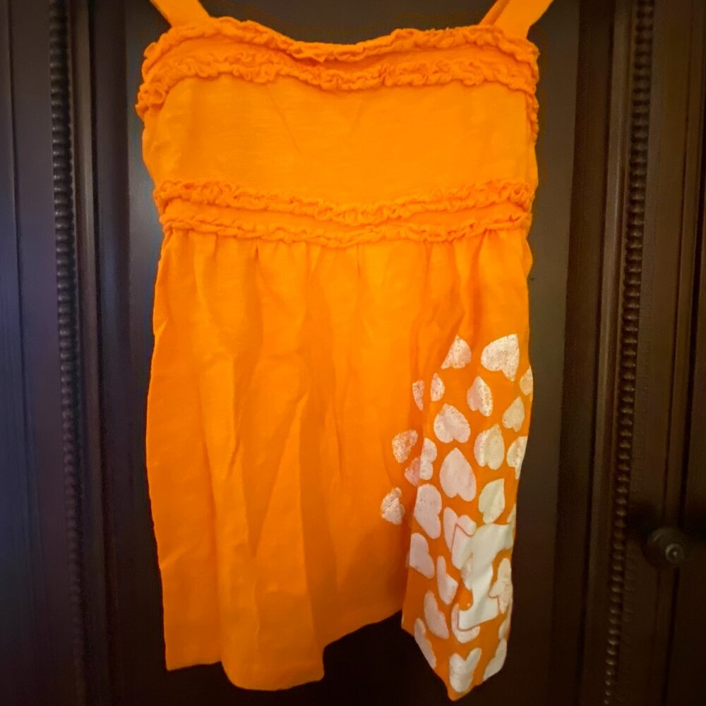 Girls Tennessee Vols Baby Doll Tank Top - Size 10/12